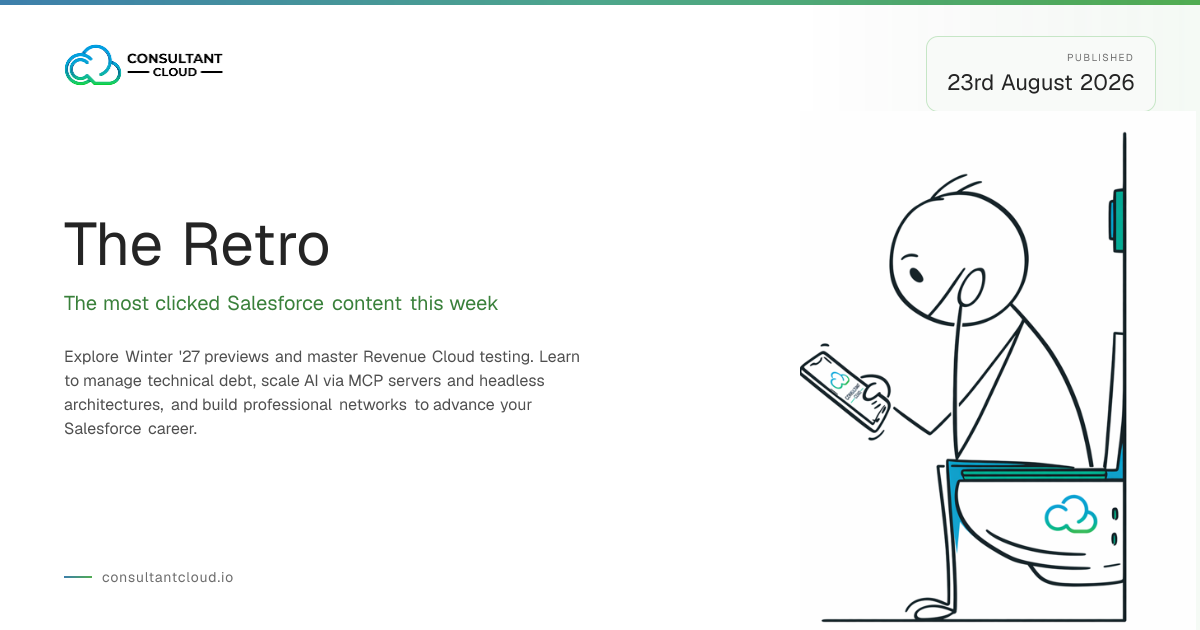 ConsultantCloud Weekly Retro - 13 August 2026
