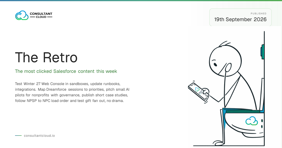 ConsultantCloud Weekly Retro - 10 September 2026