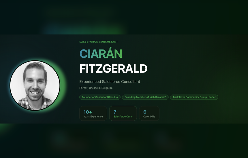 React on Salesforce: I Turned My CV into an Experience Cloud Portfolio and you can too!