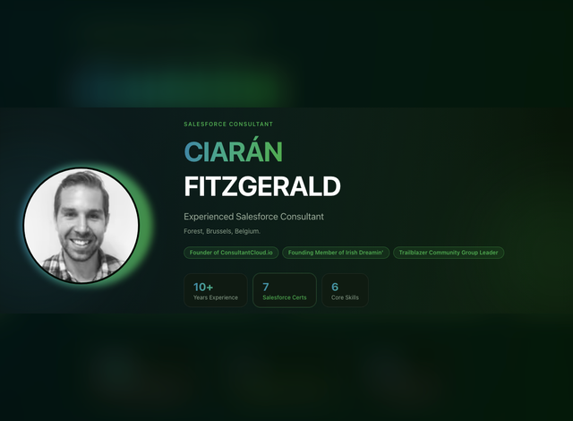React on Salesforce: I Turned My CV into an Experience Cloud Portfolio and you can too!